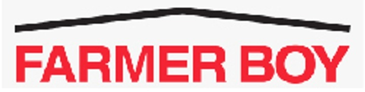 Close-up of red text on a white background forming part of a word.