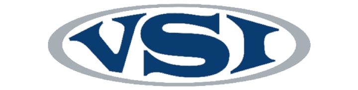 Large blue letter 'S' on a white background.